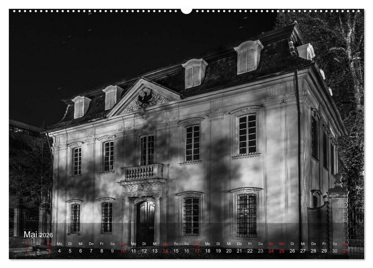 Produktbild: Heilbronn bei Nacht (hochwertiger Premium Wandkalender 2026 DIN A2 quer), Kunstdruck in Hochglanz