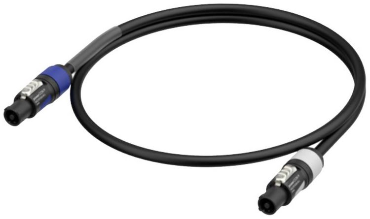 Produktbild: Neutrik 1036401 Strom Anschlusskabel Schwarz 3m