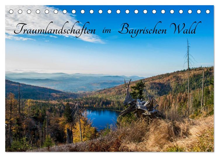 Produktbild: Traumlandschaften im Bayrischen Wald (Tischkalender 2026 DIN A5 quer), CALVENDO Monatskalender