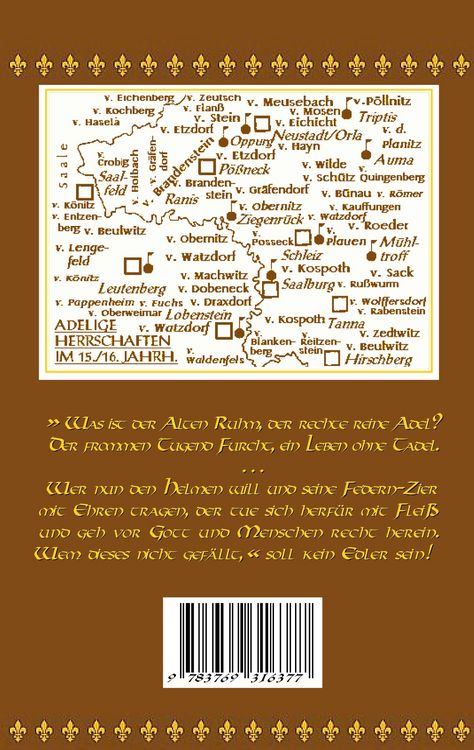 Produktbild: Adelsfamilien im S&uuml;dosten Th&uuml;ringens und ihre Verbreitung unter besonderer Ber&uuml;cksichtigung des Saale-Orla-Raumes