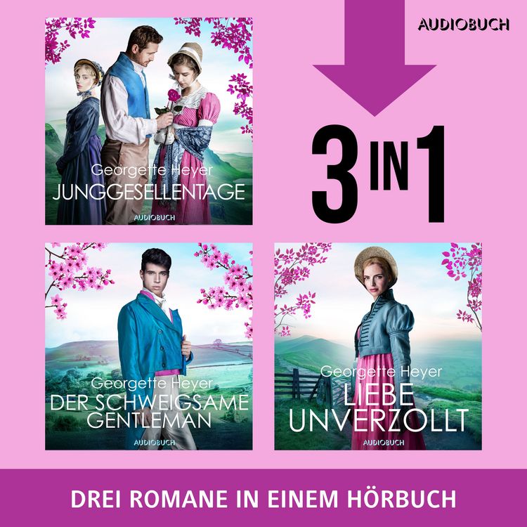 Produktbild: Junggesellentage, Der schweigsame Gentleman & Liebe unverzollt