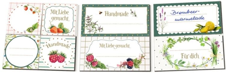 Produktbild: Etikettenb&uuml;chlein &ndash; Einmach-Etiketten (Marjolein Bastin)