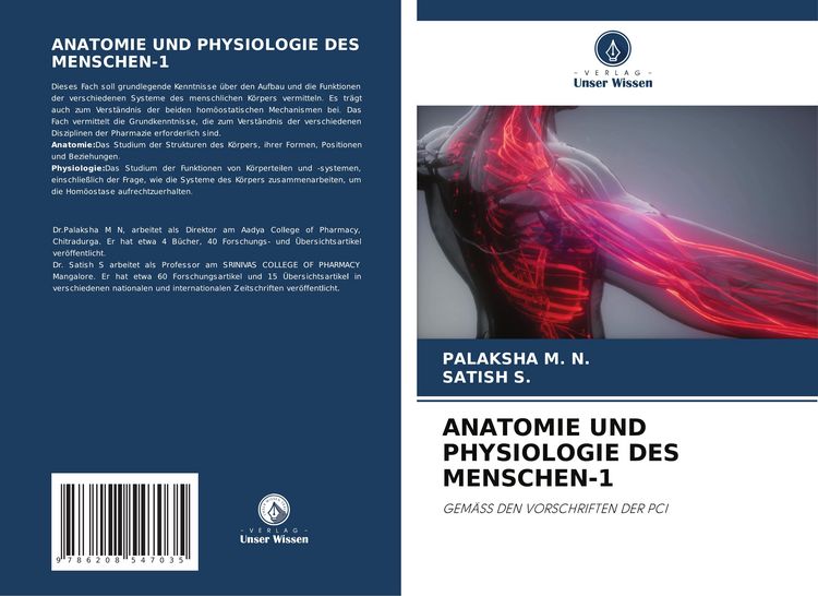 Produktbild: Anatomie und Physiologie des Menschen-1