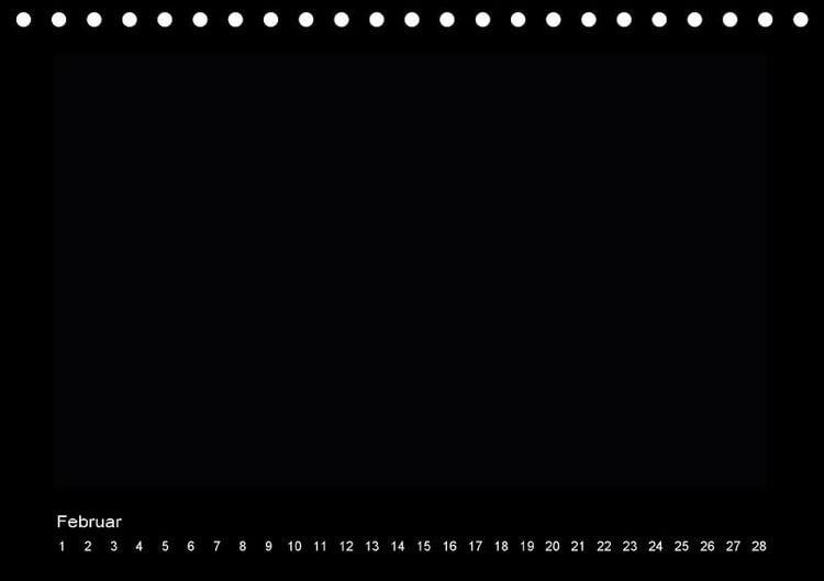 Produktbild: Geburtstags - Bastelkalender - Schwarz (Tischkalender immerw&auml;hrend DIN A5 quer)