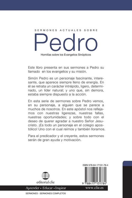 Produktbild: Las Sermones Actuales Sobre Pedro (Modern Sermons about Peter Spanish Edition)