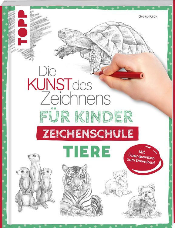 Bild vom Artikel Die Kunst des Zeichnens für Kinder Zeichenschule - Tiere vom Autor Gecko Keck