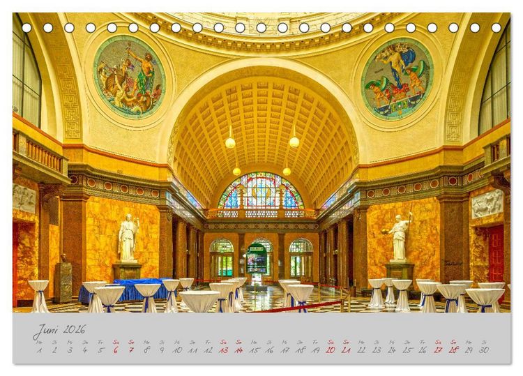 Produktbild: Wiesbaden Die Kurstadt im Rheingau (Tischkalender 2026 DIN A5 quer), CALVENDO Monatskalender