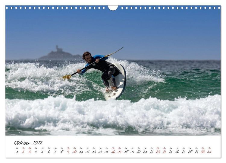 Produktbild: Surfen in der Bretagne (Wandkalender 2027 DIN A3 quer), CALVENDO Monatskalender