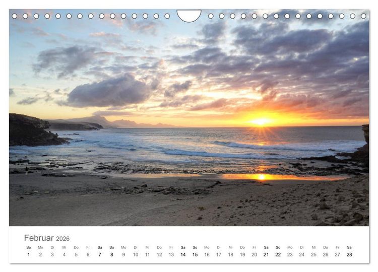 Produktbild: Fuerteventura - die W&uuml;steninsel der Kanaren (Wandkalender 2026 DIN A4 quer), CALVENDO Monatskalender