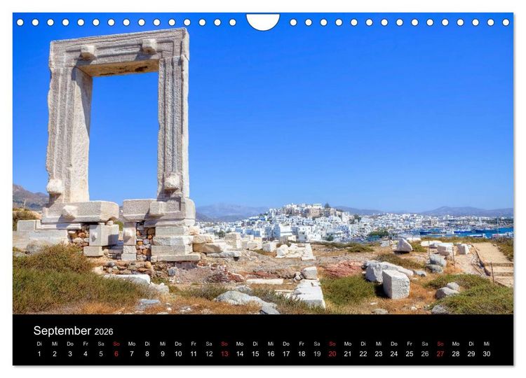 Produktbild: Die Kykladen (Wandkalender 2026 DIN A4 quer), CALVENDO Monatskalender