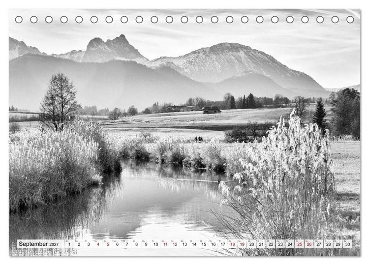 Produktbild: Traumhafte Allg&auml;uer Alpen (Tischkalender 2027 DIN A5 quer), CALVENDO Monatskalender