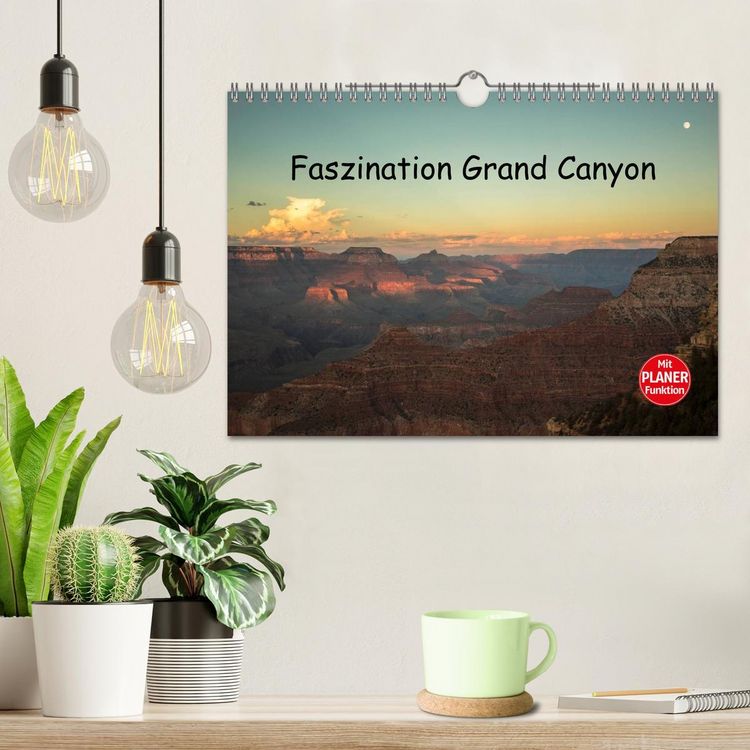 Produktbild: Faszination Grand Canyon (Wandkalender 2026 DIN A4 quer), CALVENDO Monatskalender