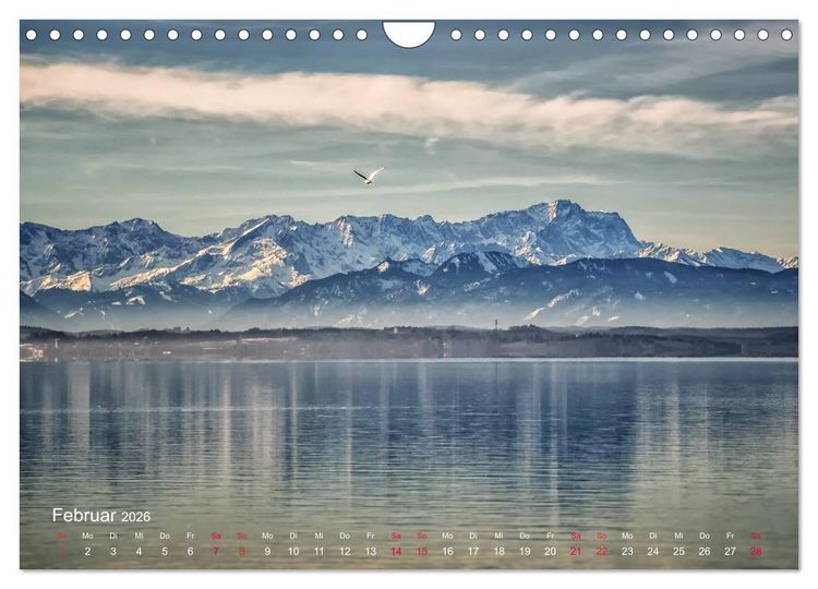 Produktbild: Impressionen vom Starnberger See (Wandkalender 2026 DIN A4 quer), CALVENDO Monatskalender