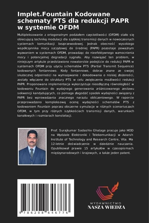 Produktbild: Implet.Fountain Kodowane schematy PTS dla redukcji PAPR w systemie OFDM