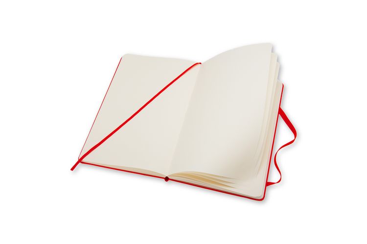 Produktbild: Moleskine Notizbuch, Large/A5, Blanko, Fester Einband, Rot