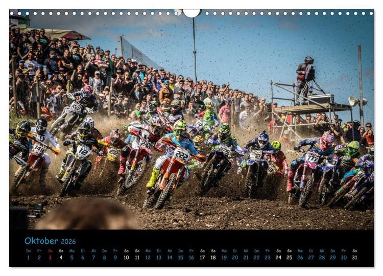 Produktbild: MX Racing 2026 (Wandkalender 2026 DIN A3 quer), CALVENDO Monatskalender