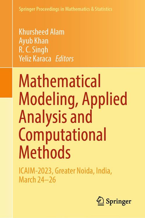 Produktbild: Mathematical Modeling, Applied Analysis and Computational Methods