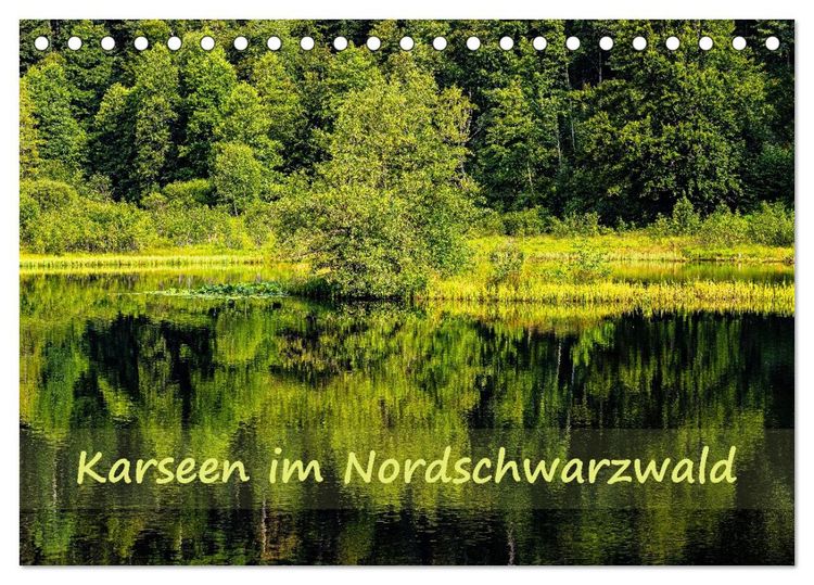 Produktbild: Karseen im Nordschwarzwald (Tischkalender 2026 DIN A5 quer), CALVENDO Monatskalender