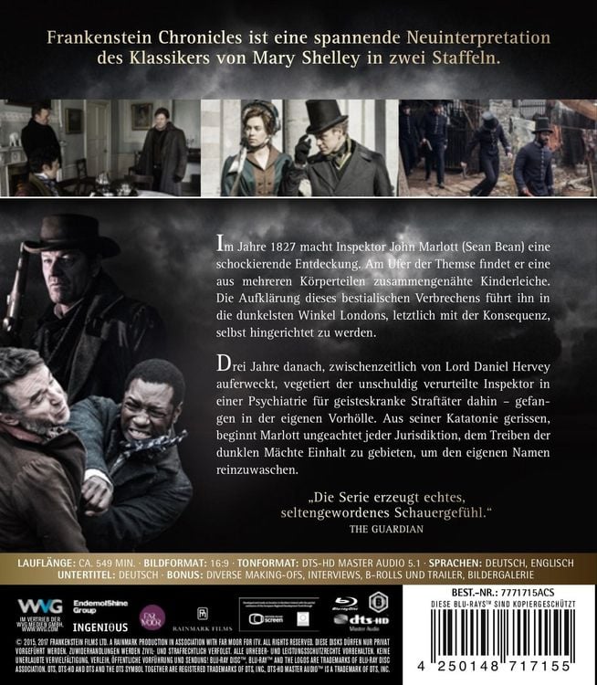 Produktbild: The Frankenstein Chronicles - Die komplette Serie [4 BRs]