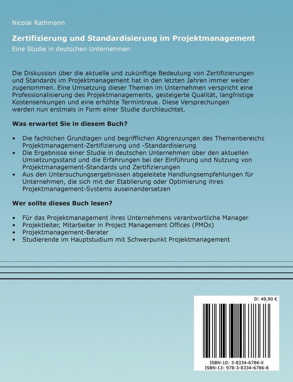Produktbild: Zertifizierung und Standardisierung im Projektmanagement