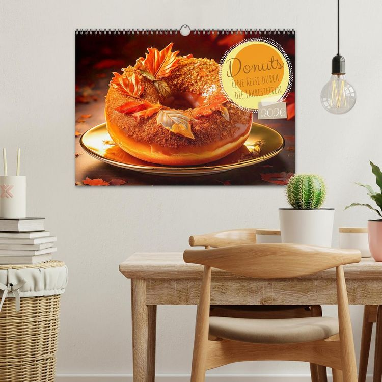 Produktbild: Donuts - Eine Reise durch die Jahreszeiten (Wandkalender 2026 DIN A3 quer), CALVENDO Monatskalender