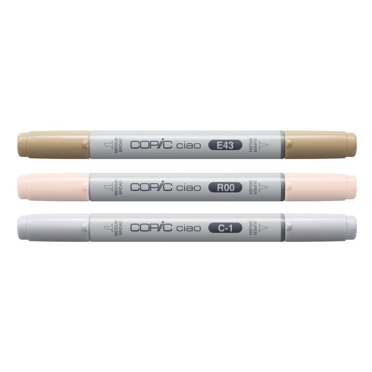 Produktbild: Copic Marker Set Ciao LAYER&MIX Mellow Palette 3 St&uuml;ck Faltschachtel