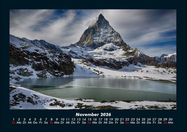 Produktbild: Berge 2026 Fotokalender DIN A4