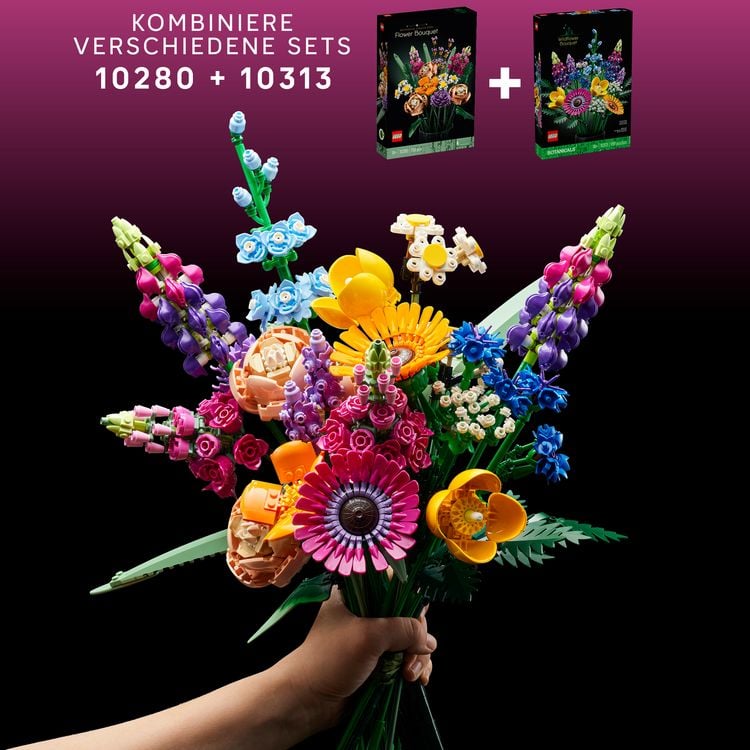 Produktbild: LEGO Botanicals Blumenstrau&szlig; - Kunstpflanzen f&uuml;r Erwachsene 10280