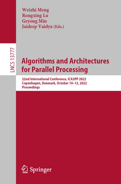 Produktbild: Algorithms and Architectures for Parallel Processing