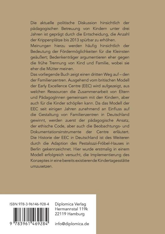 Produktbild: Familienzentren nach dem Early Excellence Konzept. Praktische Umsetzung in einem Stadtteilprojekt