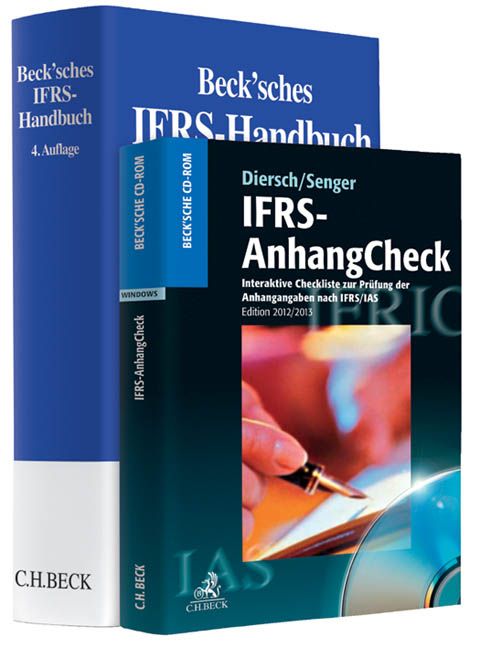 Produktbild: Beck'sches IFRS-Handbuch, Kommentierung der IFRS/IAS. IFRS-AnhangCheck 2012/13, 1 DVD-ROM, 2 Tle.