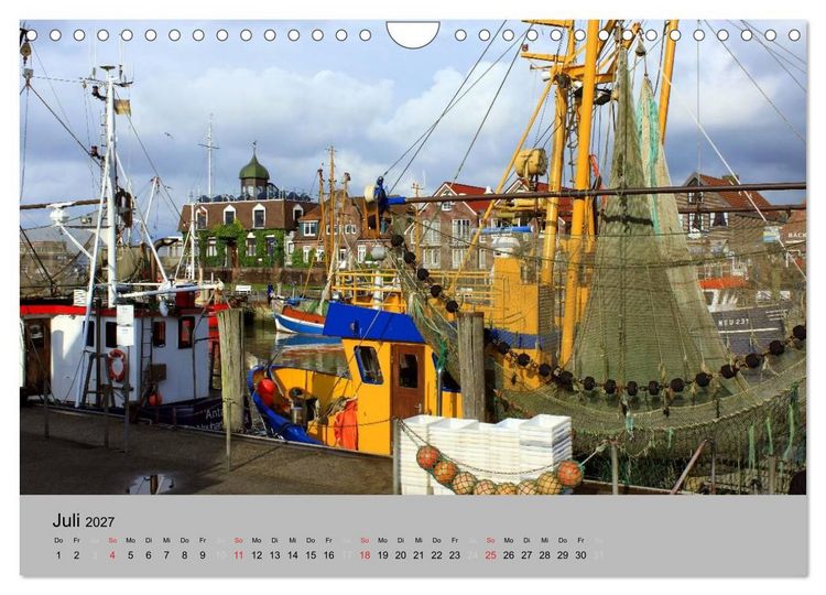Produktbild: Ostfriesland an der Nordseek&uuml;ste (Wandkalender 2027 DIN A4 quer), CALVENDO Monatskalender