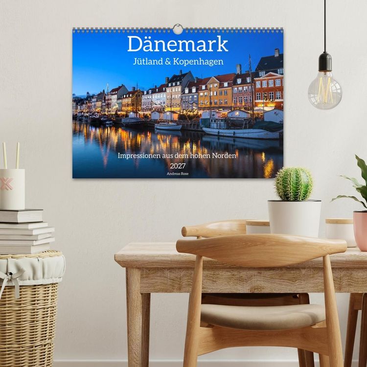 Produktbild: D&auml;nemark - J&uuml;tland & Kopenhagen, Impressionen aus dem hohen Norden (Wandkalender 2027 DIN A3 quer), CALVENDO Monatskalender