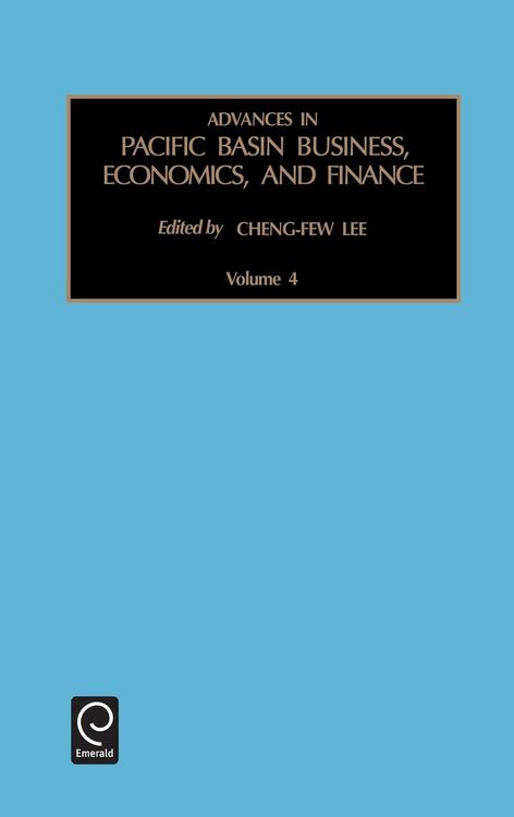 Produktbild: Advances in Pacific Basin Business, Economics, and Finance