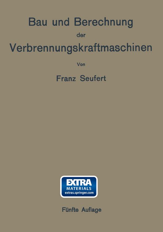 Produktbild: Bau und Berechnung der Verbrennungskraftmaschinen