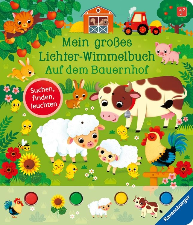 Produktbild: Mein gro&szlig;es Lichter-Wimmelbuch - Auf dem Bauernhof