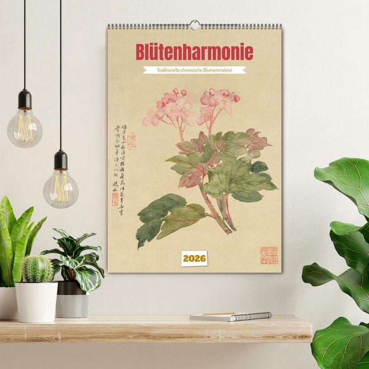 Produktbild: Bl&uuml;tenharmonie (Wandkalender 2026 DIN A2 hoch), CALVENDO Monatskalender