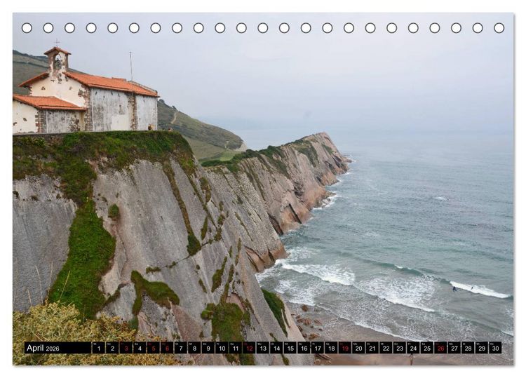 Produktbild: Spaniens wilder Norden (Tischkalender 2026 DIN A5 quer), CALVENDO Monatskalender