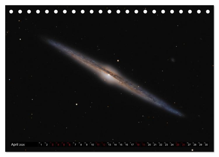 Produktbild: Ein Streifzug durch das Universum (Tischkalender 2026 DIN A5 quer), CALVENDO Monatskalender