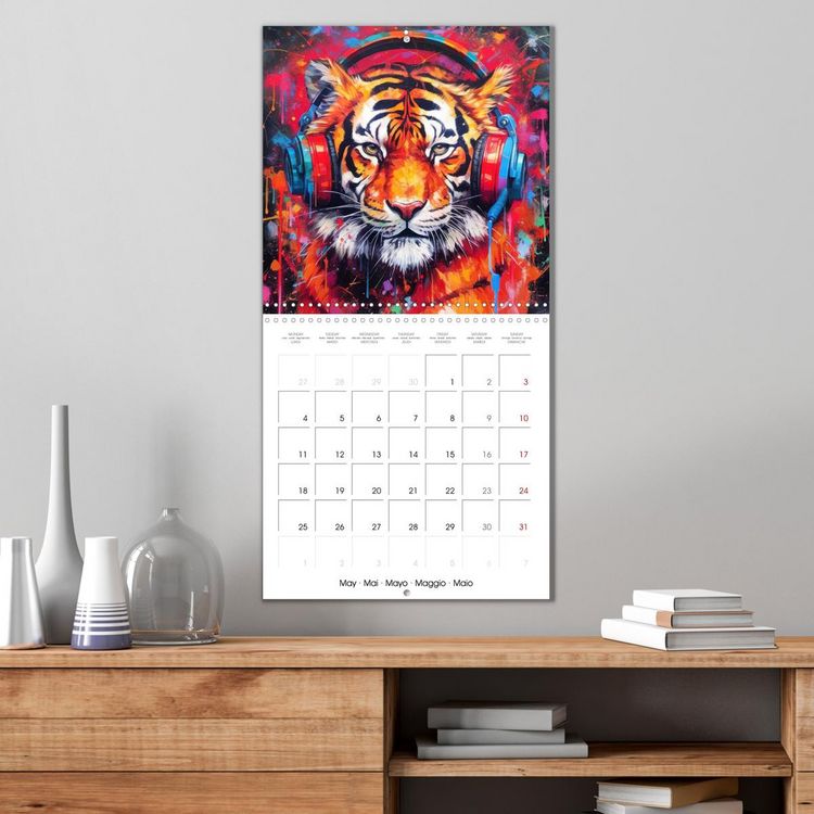 Produktbild: Animal Beats (Wall Calendar 2026 12 &times; 12 Inch) CALVENDO 12 Month Wall Calendar
