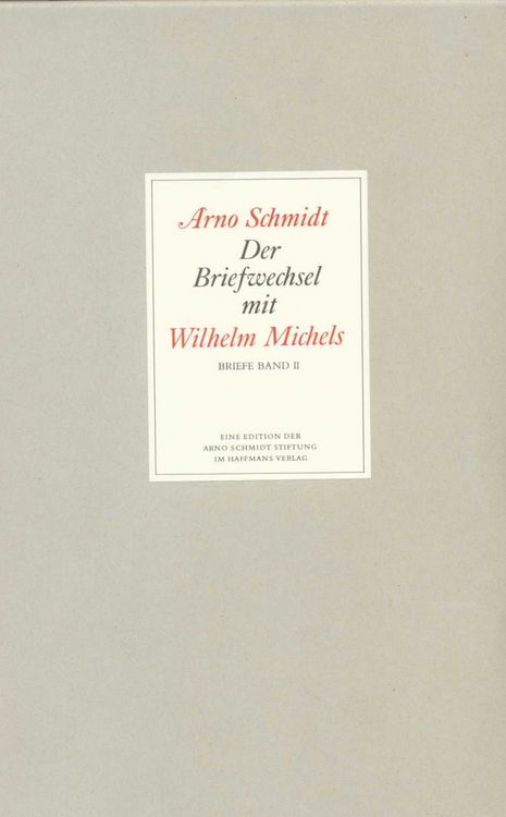 Produktbild: Bargfelder Ausgabe. Briefe von und an Arno Schmidt