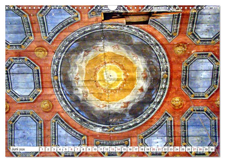 Produktbild: Die Kirche von M&uuml;hlhausen - Ein architektonisches Kleinod in Ostpreu&szlig;en (Wandkalender 2026 DIN A3 quer), CALVENDO Monatskalender