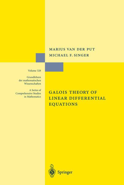 Produktbild: Galois Theory of Linear Differential Equations