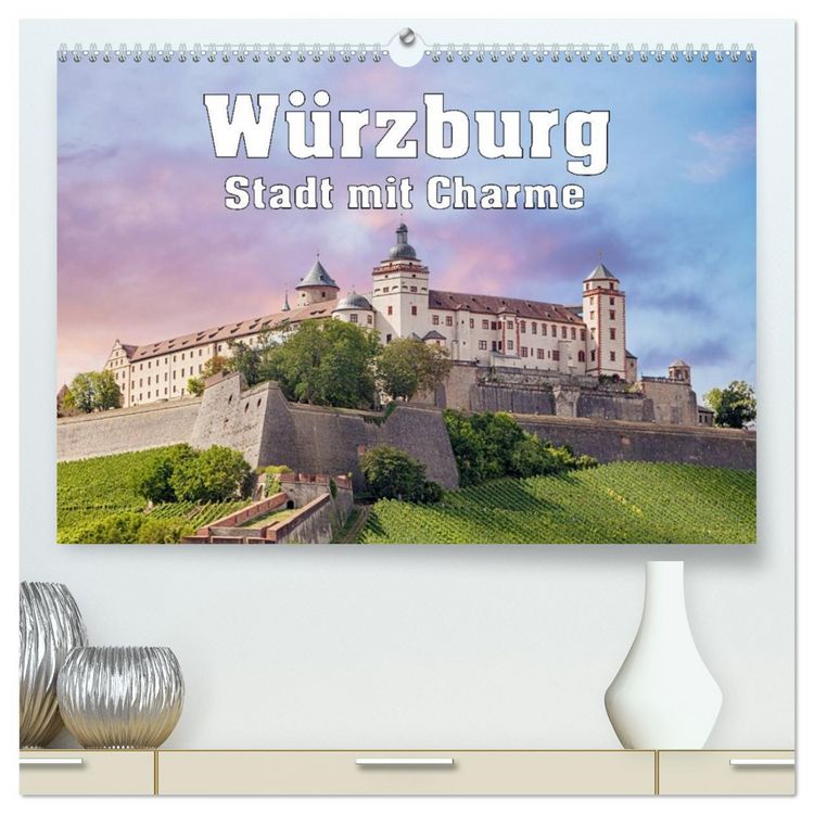 Produktbild: W&uuml;rzburg - Stadt mit Charme (hochwertiger Premium Wandkalender 2026 DIN A2 quer), Kunstdruck in Hochglanz