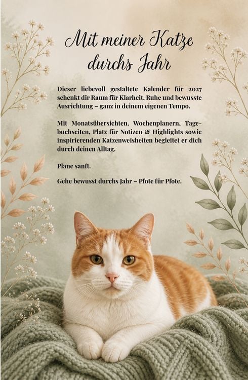 Produktbild: Mit meiner Katze durchs Jahr 2027