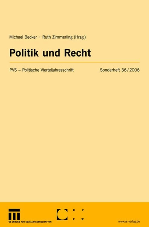 Bild vom Artikel Politik und Recht vom Autor Michael Kreile