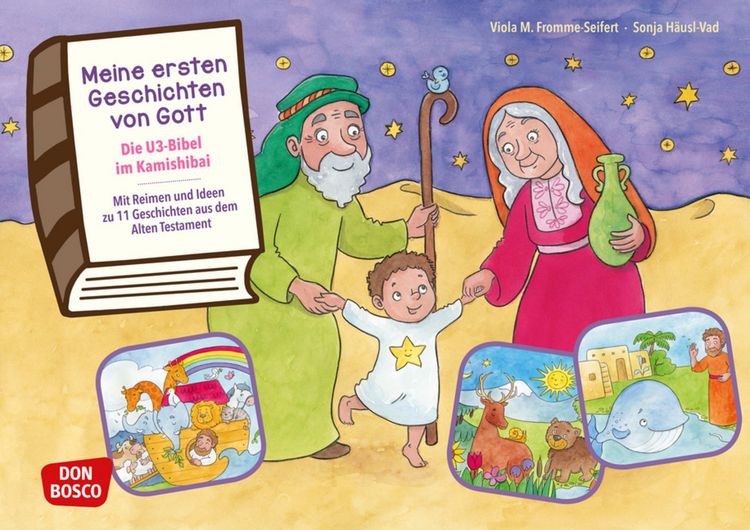 Produktbild: Meine ersten Geschichten von Gott. Die U3-Bibel im Kamishibai. Kamishibai Bildkartenset.