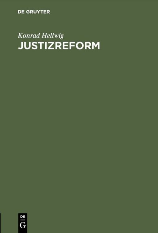 Produktbild: Justizreform