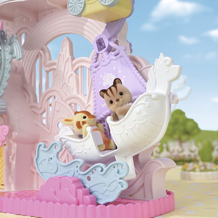 Produktbild: Sylvanian Families 5841 - Baby Dream Amusement Park, Freizeitpark Gl&uuml;ckstraum, Gro&szlig;es Spielset