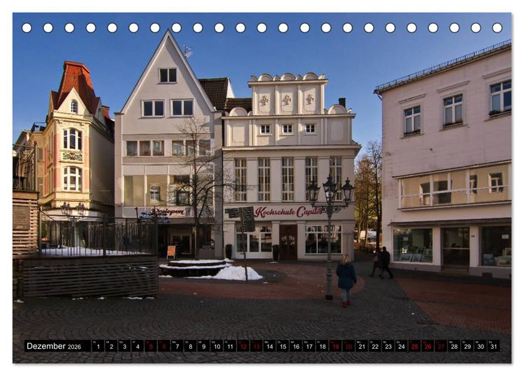 Produktbild: Stadtansichten L&uuml;denscheid, die Oberstadt (Tischkalender 2026 DIN A5 quer), CALVENDO Monatskalender